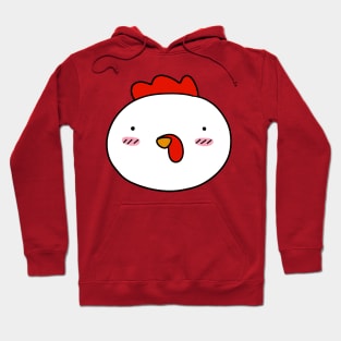 Blushing Chicken Face Hoodie